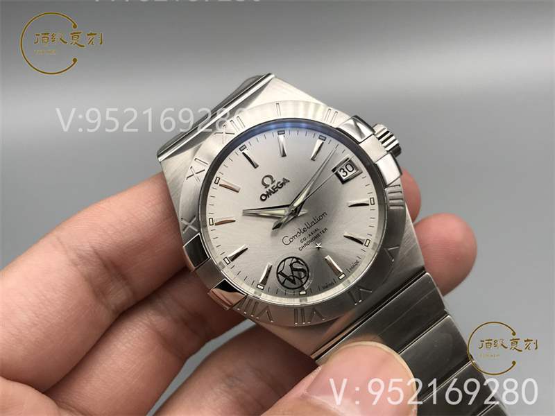 VS廠歐米茄星座復刻表對比正品評測-8500一體機功能對版-復刻表