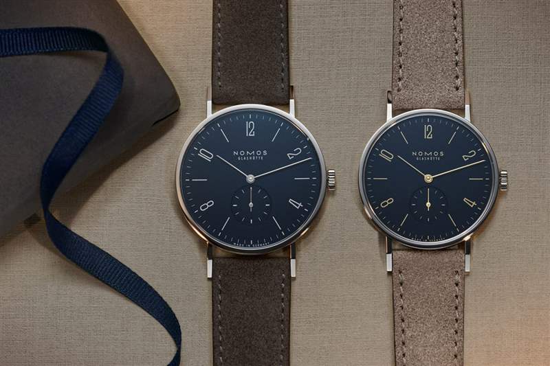 Nomos Tangente午夜藍系列簡約商務腕表-復刻表