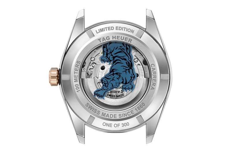 一反傳統的虎年泰格豪雅TAG Heuer推出Carrera虎年限量版腕表-復刻表