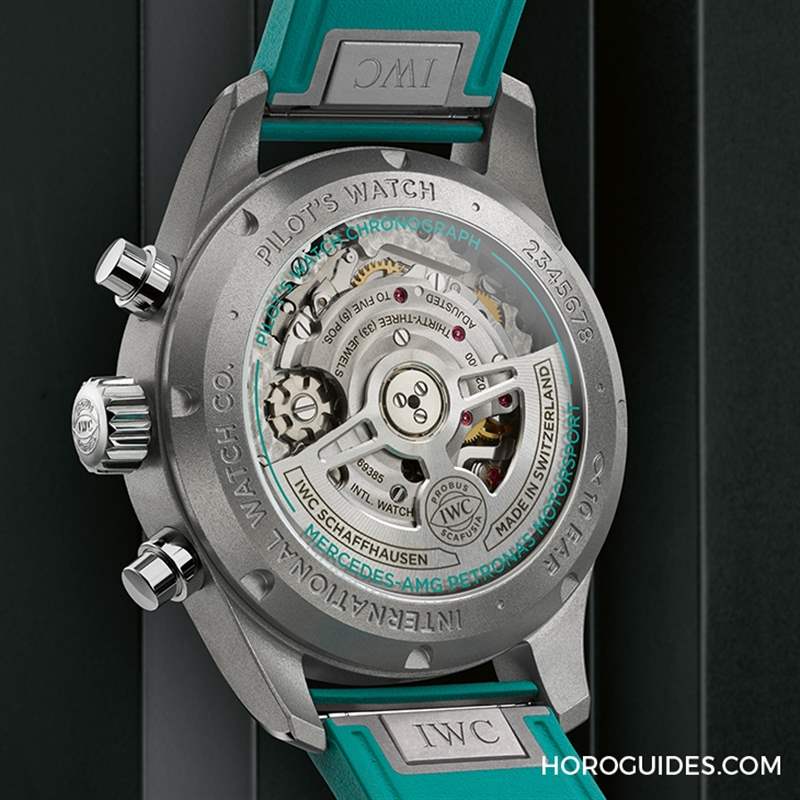 IWC萬國第一款F1車隊官方時計,Mercedes-AMG馬石油綠色亮眼上手-復刻表
