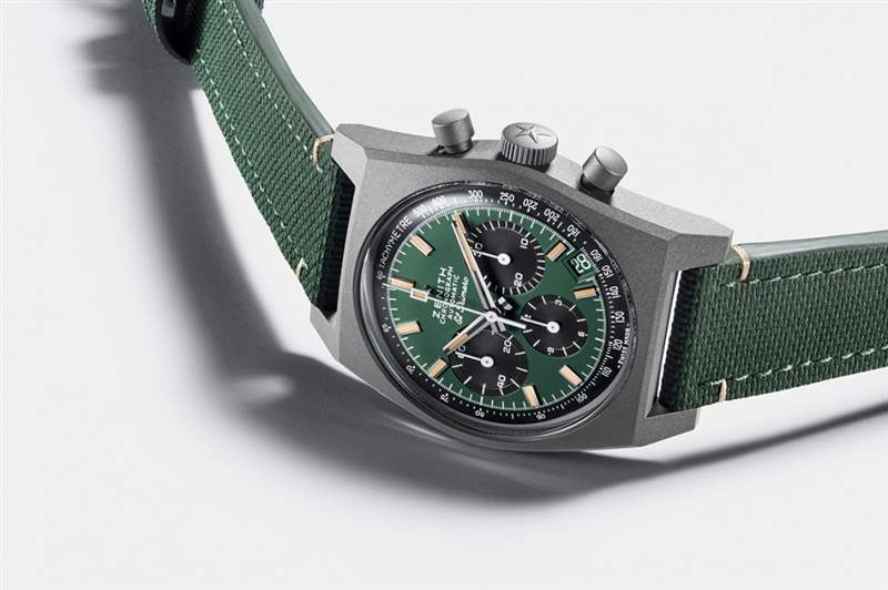 真力時Zenith加入綠表潮流推出Chronomaster Revival Safari復刻版腕表-復刻表
