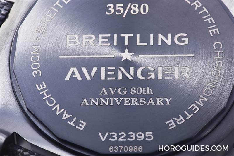 霸氣捍衛(wèi)天空！百年靈Avenger AVG飛虎隊80周年臺灣限量款-復刻表