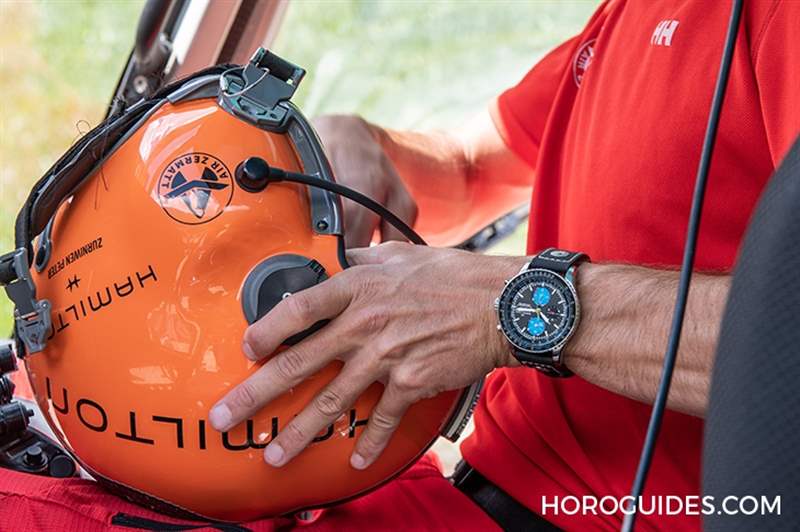 向空中救援精銳致敬｜HAMILTON Khaki Aviation系列Air Zermatt Converter限量計(jì)時(shí)碼表-復(fù)刻表