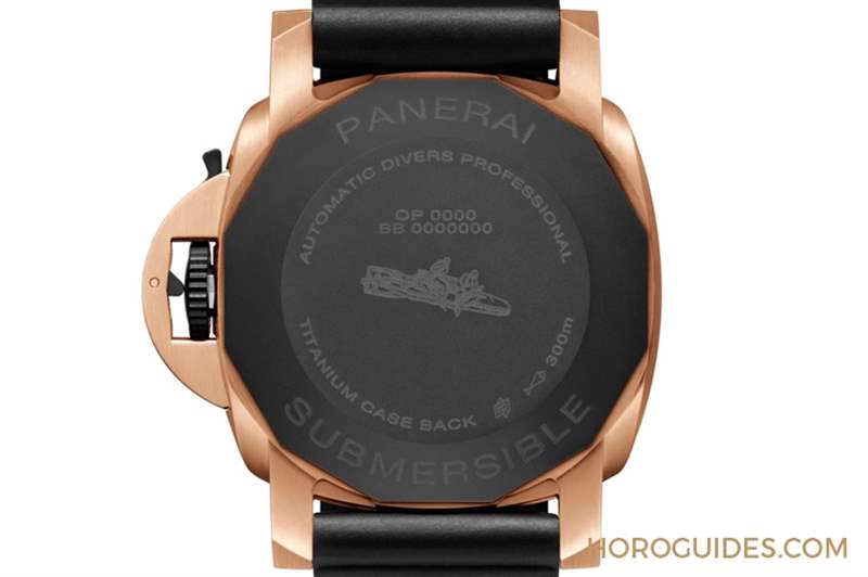 紅金＋碳纖維同步現(xiàn)身｜沛納海Submersible Goldtech? Orocarbo 44mm-PAM01070-復刻表