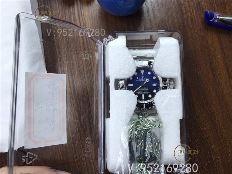 AR廠勞力士漸變藍(lán)鬼王v2版腕表復(fù)刻做工怎么樣對比n廠漸變鬼王-復(fù)刻表