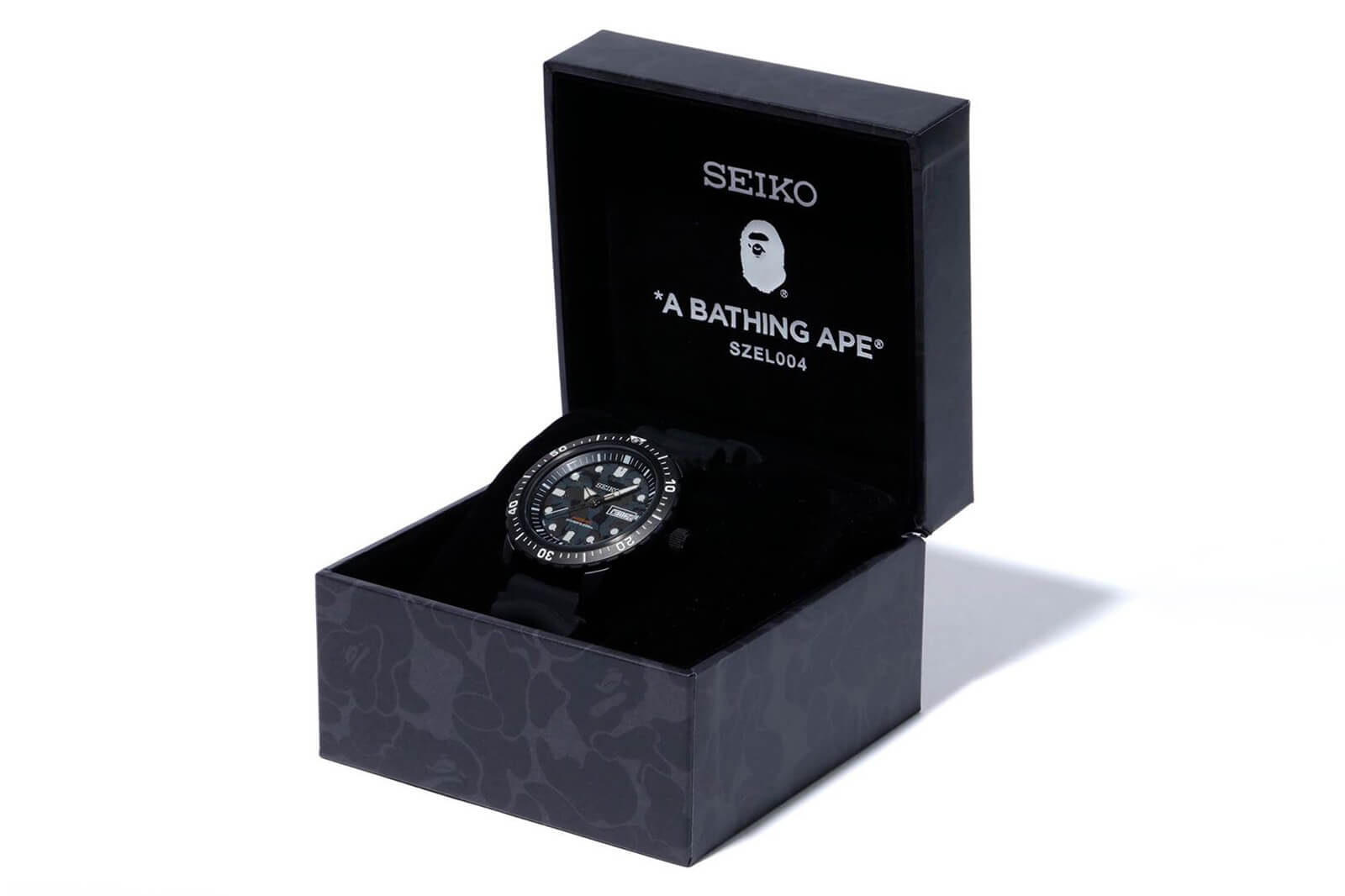 精工聯(lián)名款BAPE x Seiko ABC 迷彩機械潛水表-復刻表
