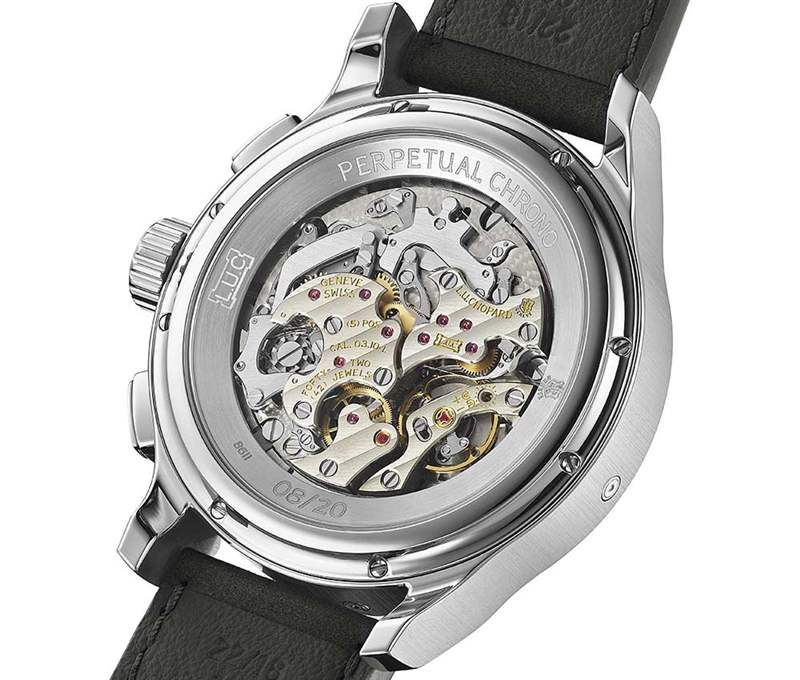 蕭邦 L.U.C PERPETUAL CHRONO將計時碼表與飛返功能與萬年歷相結合-復刻表