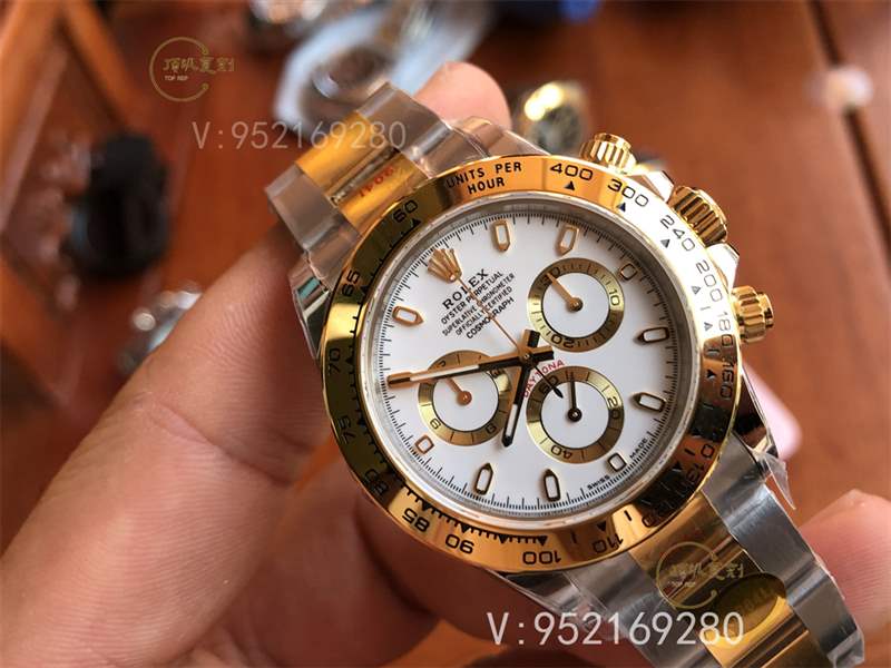 N廠復刻勞力士迪通拿間金白盤m116503腕表做工怎么樣,內附實拍圖-復刻表