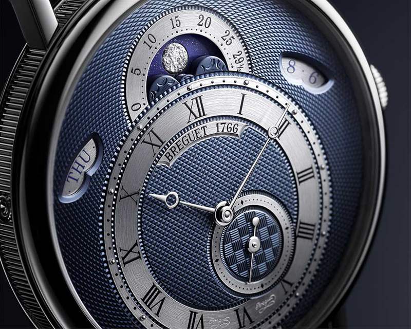 寶璣 CLASSIQUE 7137 & CLASSIQUE 7337時間、月亮和扭索飾紋é雕刻-復刻表