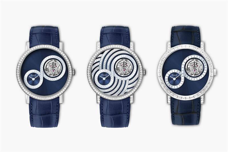 伯爵Altiplano Tourbillon’無限藍‘陀飛輪限量版-復刻表
