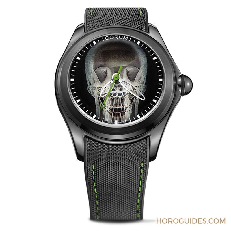 第二代登場，昆侖表Bubble 47 Skull X-Ray 泡泡系列骷髏頭腕表-復(fù)刻表