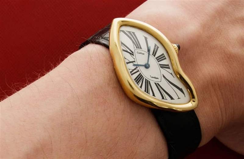 CARTIER London Crash古董手表以165萬美金拍賣創史上最貴身價-復刻表