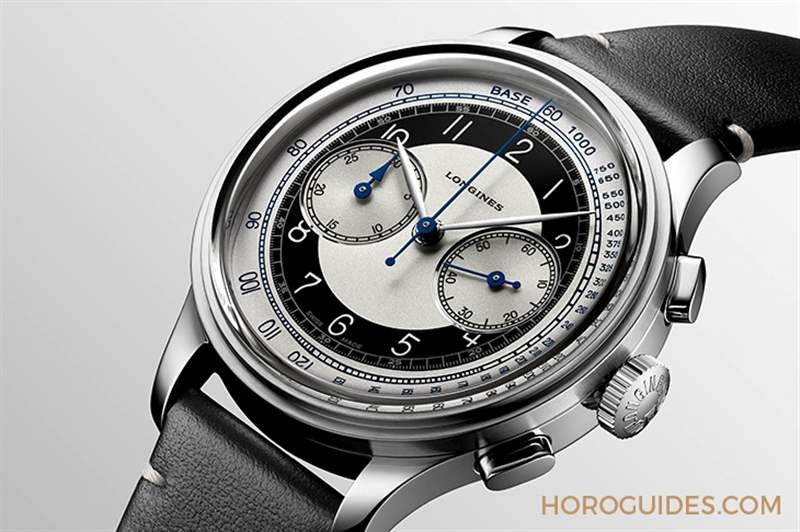「沒有」日期窗的原版復刻：浪琴Heritage Classic Tuxedo復刻表-復刻表