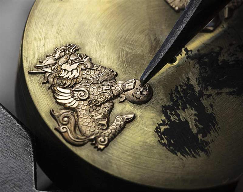 江詩(shī)丹頓傳統(tǒng)奈爾陀飛輪麒麟限量版腕表，快樂(lè)的預(yù)兆-復(fù)刻表