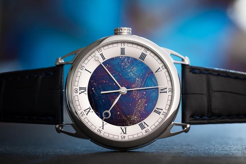 珍稀隕石面與復(fù)雜陀飛輪的華麗組合！DE BETHUNE DB25 Starry Varius Ae?rolite-復(fù)刻表