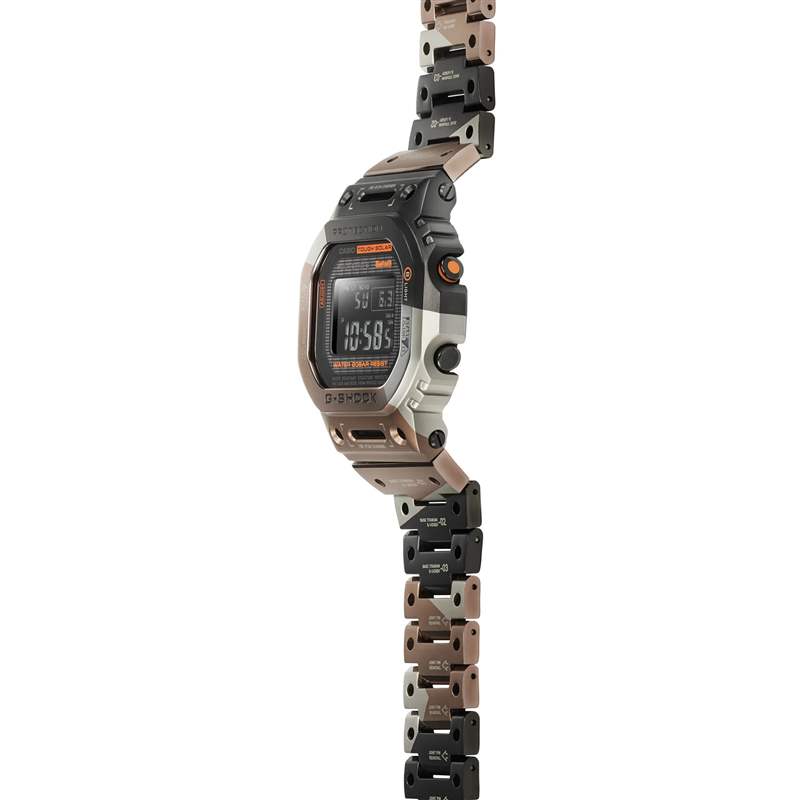 G-SHOCK將VR風(fēng)格融入經(jīng)典款手表鈦金屬幾何迷彩營造未來軍事感-復(fù)刻表