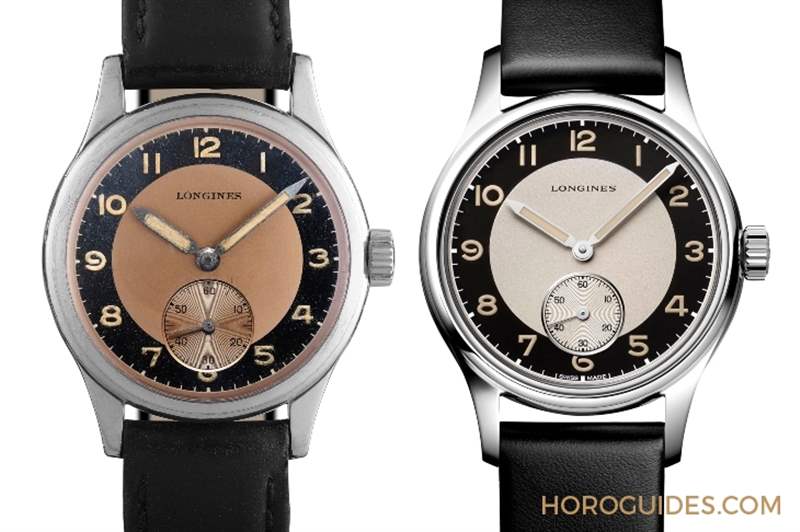 「沒有」日期窗的原版復刻：浪琴Heritage Classic Tuxedo復刻表-復刻表