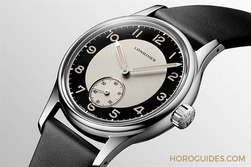 「沒有」日期窗的原版復刻：浪琴Heritage Classic Tuxedo復刻表-復刻表