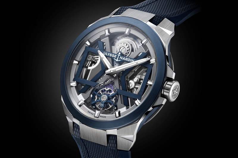 雅典表Ulysse Nardin Blast系列1723-400經典機械設計腕表-復刻表