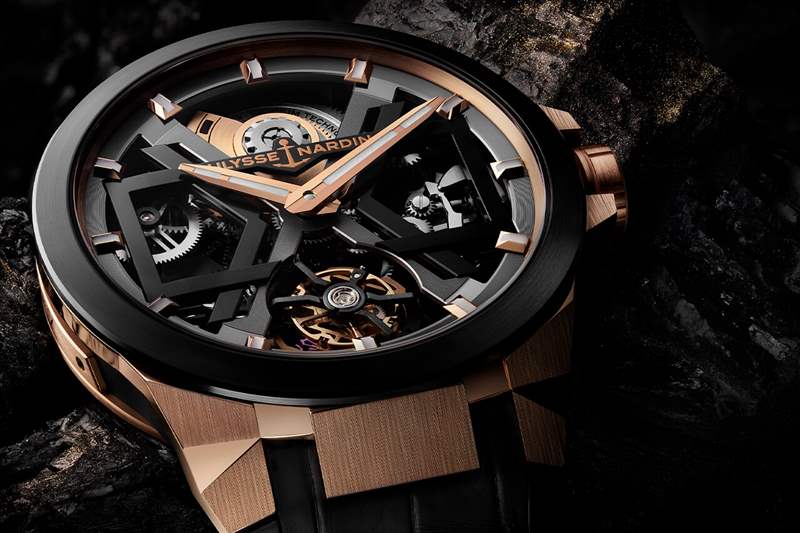 雅典表Ulysse Nardin Blast系列1723-400經典機械設計腕表-復刻表