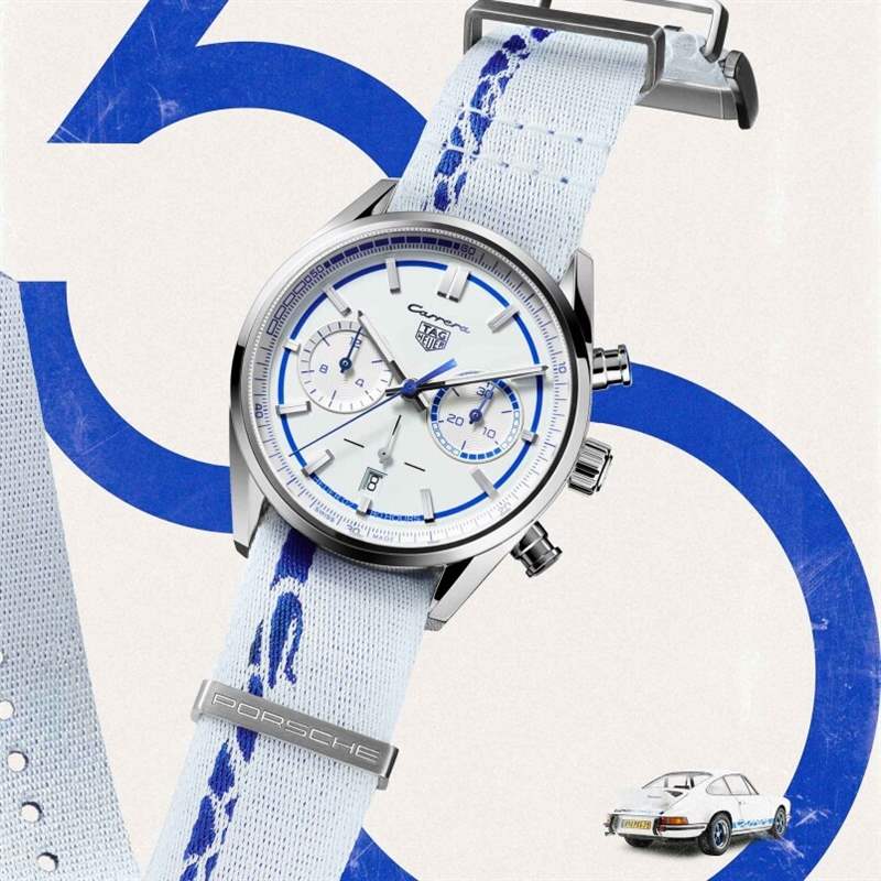 TAG HEUER X PORSCHE 定義版發(fā)布！慶祝911 Carrera RS 2.7 50周年-復(fù)刻表