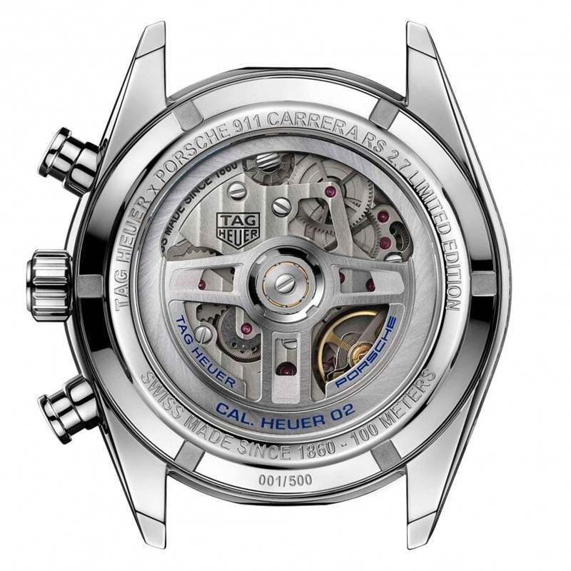 TAG HEUER X PORSCHE 定義版發(fā)布！慶祝911 Carrera RS 2.7 50周年-復(fù)刻表