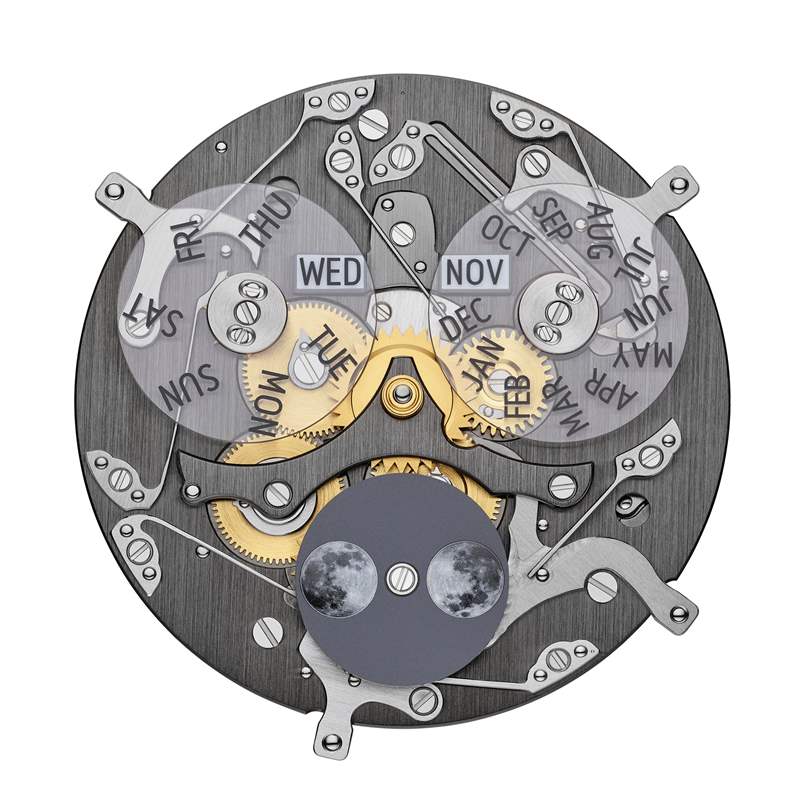 江詩(shī)丹頓Traditionnelle全日歷敞開(kāi)面腕表推出Open Your Heart-復(fù)刻表
