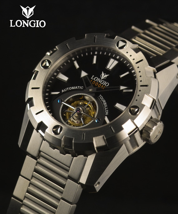 LONGIO隆吉奧SG3829陀飛輪潛水腕表-復刻表