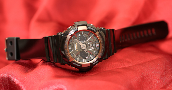 卡西歐G-Shock GA200RG手表評測-復刻表