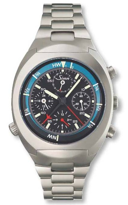 Sinn 142 St II GZ潮汐圖表圈腕表-復(fù)刻表