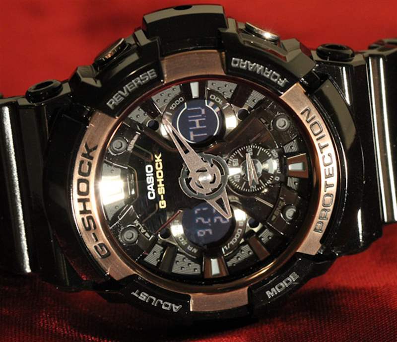 卡西歐G-Shock GA200RG手表評測-復刻表