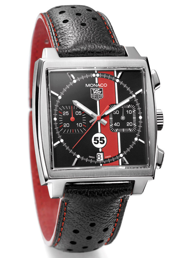 PCA-TAG Front1 泰格豪雅(Tag Heuer)和美國保時捷俱樂部聯手推出限量版摩納哥腕表-復刻表
