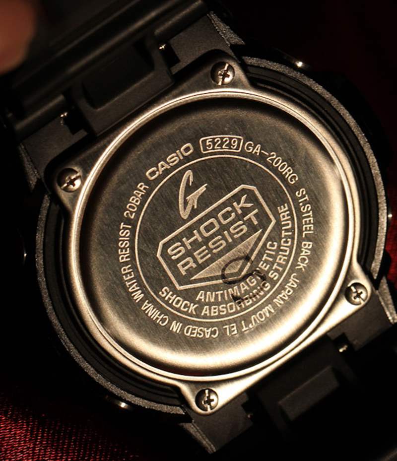卡西歐G-Shock GA200RG手表評測-復刻表