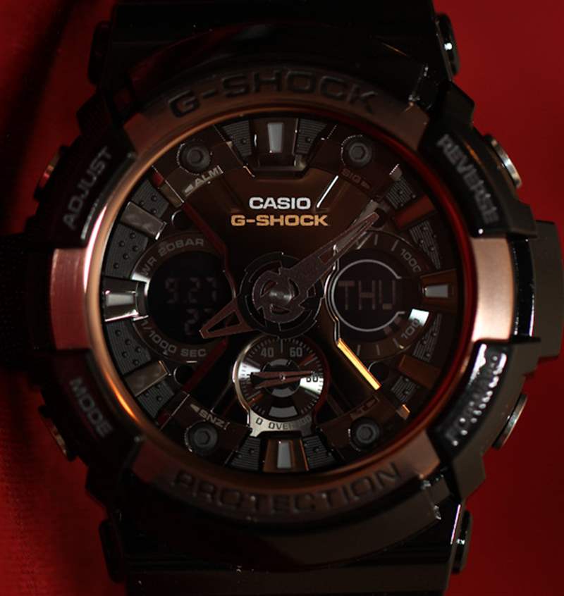 卡西歐G-Shock GA200RG手表評測-復刻表