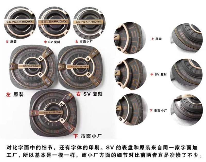 SV廠七個星期五sevenfriday M2/02復(fù)刻表對比正品怎么樣-復(fù)刻表