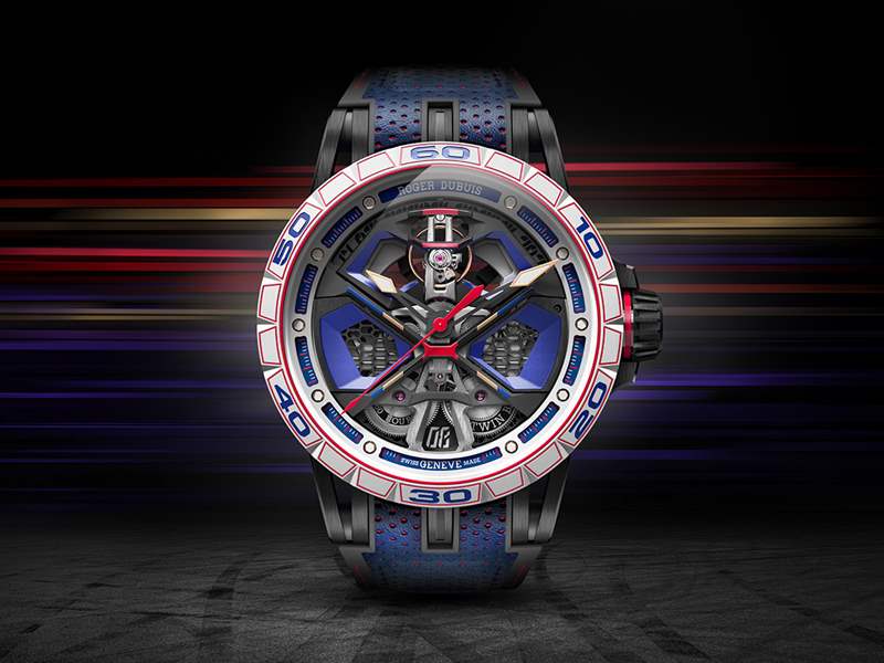 羅杰杜彼推出Excalibur Spider Huracán Monobalancier：超級鐘表 (Hyper Horology?) 與超級跑車風格的融合-復刻表