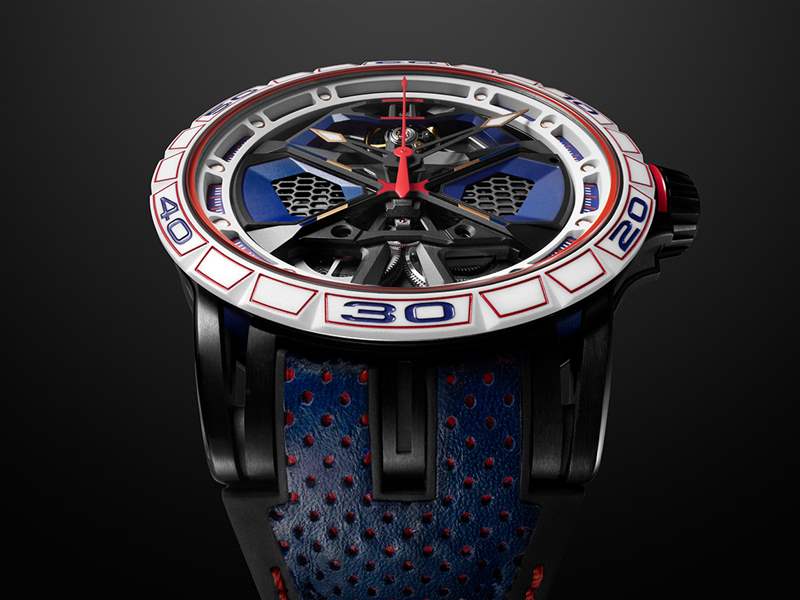 羅杰杜彼推出Excalibur Spider Huracán Monobalancier：超級鐘表 (Hyper Horology?) 與超級跑車風格的融合-復刻表