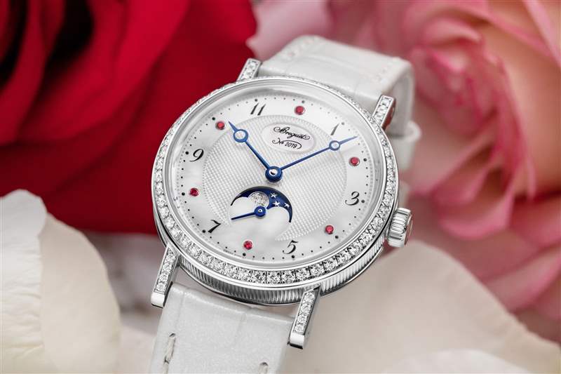 Breguet推出Classique Phase de Lune 9085 Valentine’s Day情人節(jié)主題腕表：紅寶石時標(biāo)-復(fù)刻表
