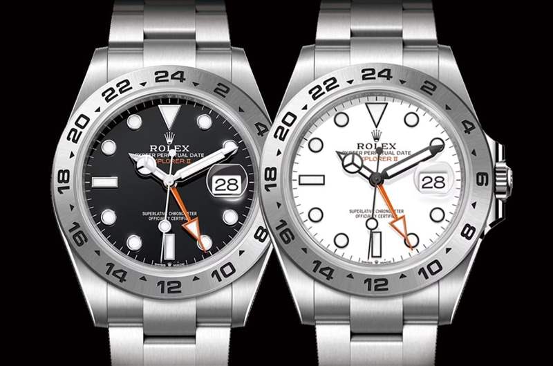 ROLEX Explorer II手表最新行情勞力士探二黑、白面溢價相差4%-復刻表