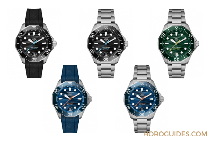 潛水猛將升級！ TAG HEUER推出全新Aquaracer Professional 300日期腕表與GMT腕表-復刻表