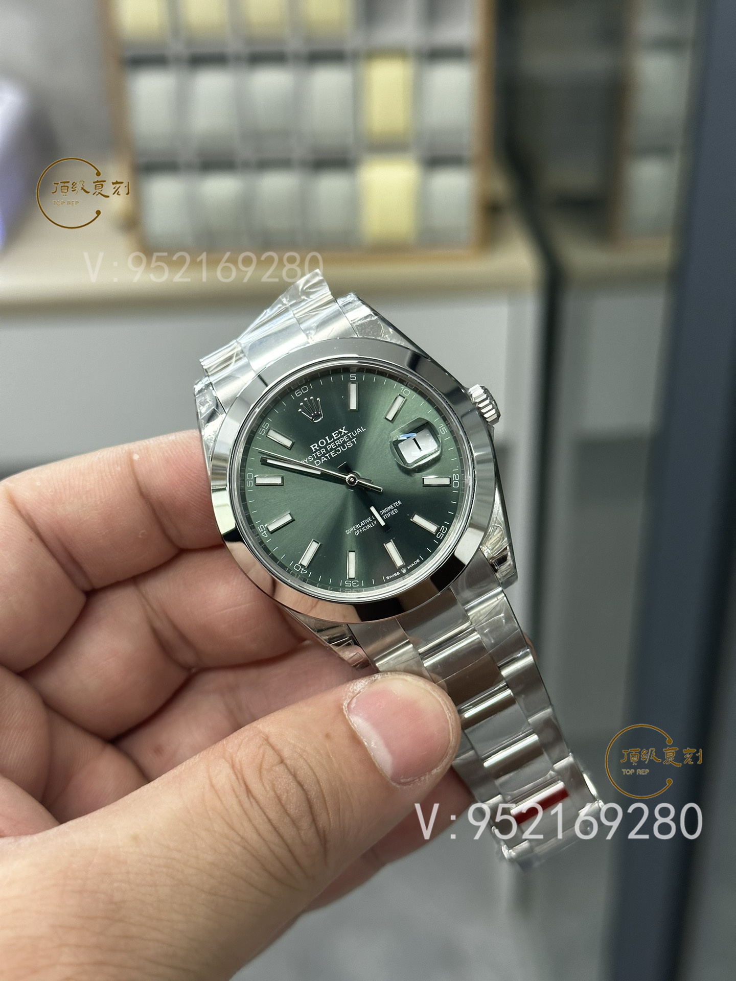 VS廠(chǎng)勞力士日志系列3235薄荷綠腕表:色彩與工藝的雙重革新-復(fù)刻表