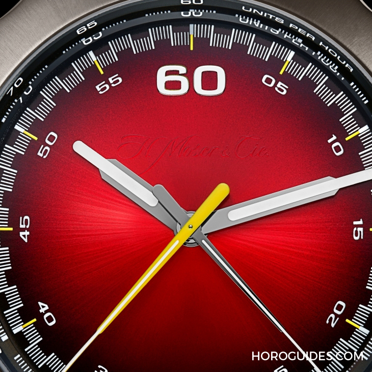 紅黃雙杰，競速新章|H. MOSER & CIE.推出Streamliner自動飛返計時秒表Alpine限量版-復(fù)刻表