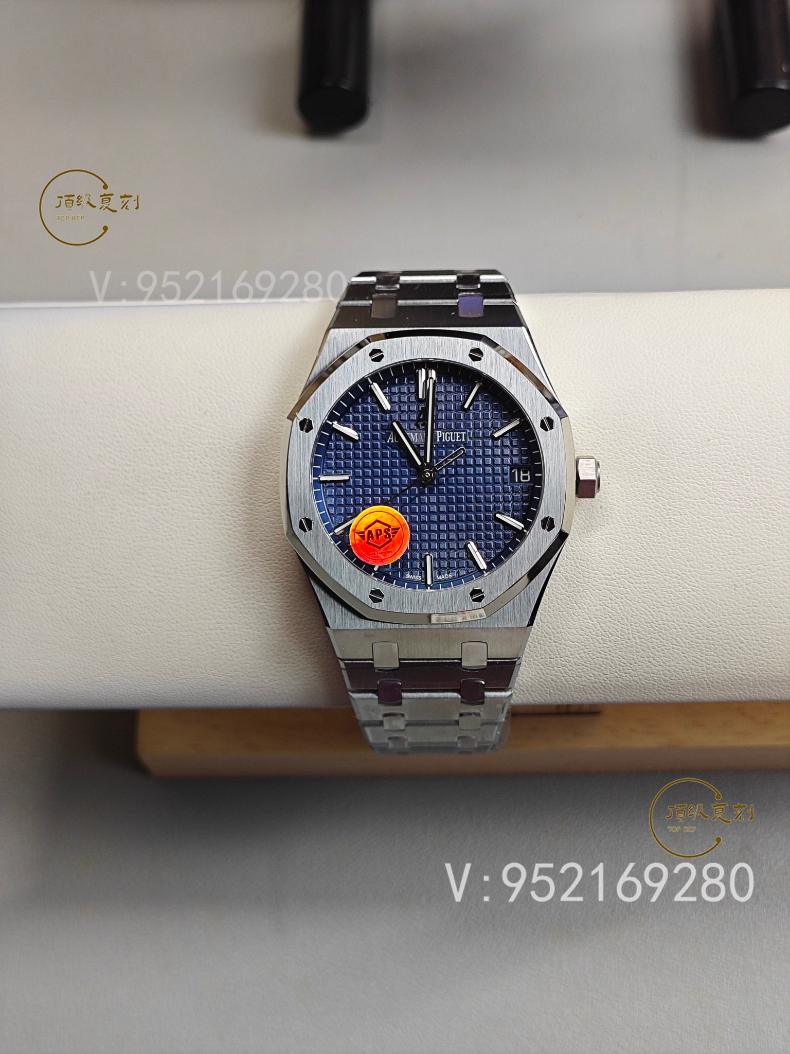 深入解析APS愛彼復(fù)刻表15500藍面版：4302一體機芯與原裝同步功能-復(fù)刻表